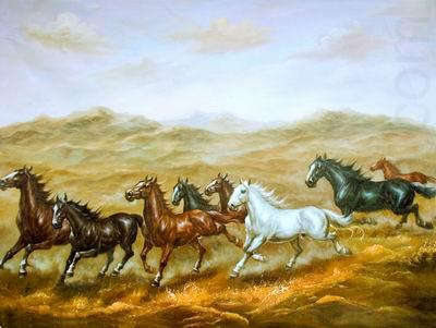 unknow artist Horses 012 oil painting picture